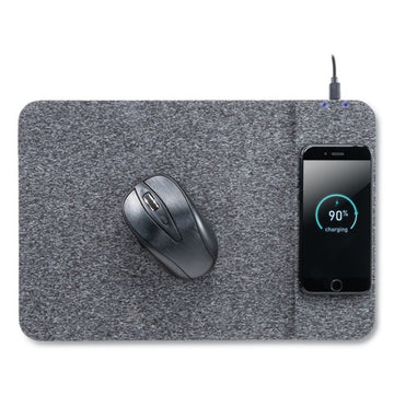 Allsop® Powertrack Wireless Charging Mouse Pad, 13 X 8.75 X 0.25, Gray freeshipping - TVN Wholesale